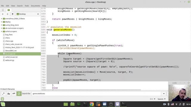 Helping my subscriber to DEBUG his CHESS ENGINE + general hints on HOW TO DEVELOP A CHESS ENGINE смотреть онлайн