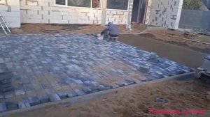 Как правильно уложить брусчатку