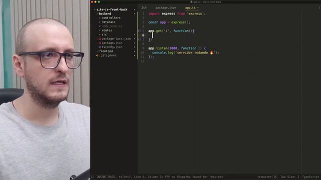 Criando site com Typescript#03 - Criando estrutura do Backend смотреть онлайн