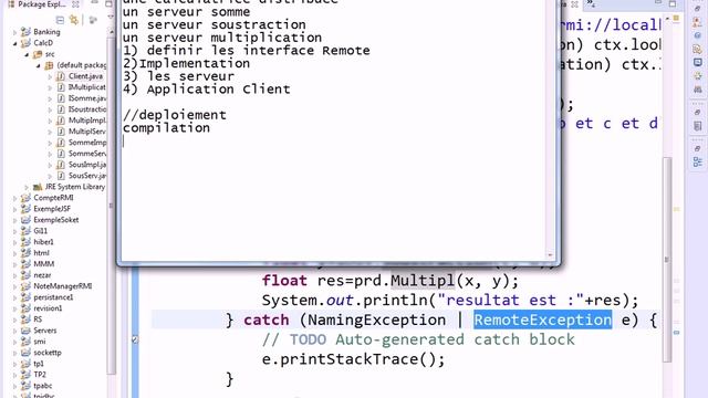 Simple Exemple RMI Calcule distribué смотреть онлайн