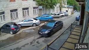 Пример записи IP-камеры TC-C32XN в разное время суток