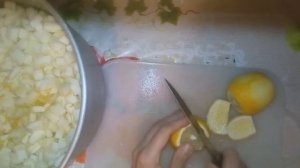 Варенье из кабачков, лимона и имбиря.