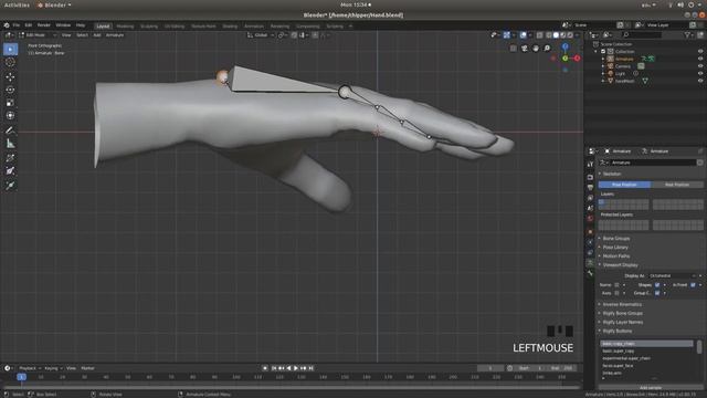 Blender 2.80 Tutorial: How To Add Bones To An Object.