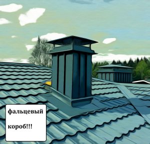 ОБШИВКА ДЫМОХОДА!!