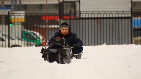 Мотособака или мотобуксировщик