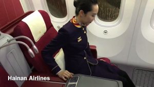 Аэропорт Шереметьево. Встреча Boeing 787-8 Dreamliner авиакомпании Hainan Airlines
