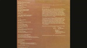 Tom T. Hall "About Love" complete vinyl album