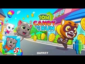 Говорящий Том: за конфетами! (Talking Tom Candy Run) на Android/iOS GamePlay HD