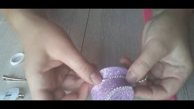 Шляпка заколка из фоамирана!