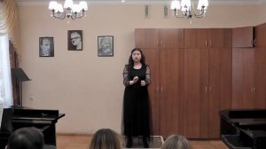 «Думы мои, думы» муз. А. Ушкарёва, ст. С. Есенина; Хор №6 из Оратории «Рай и Пери» Шумана.