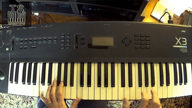 Vintage KORG X3 - random sound examples смотреть онлайн