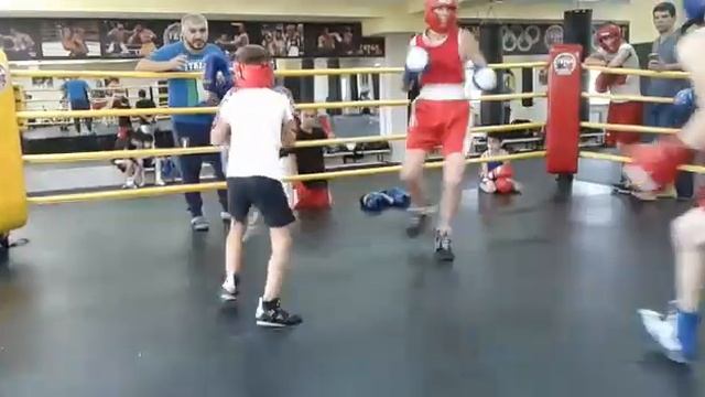 Мой младший братишка на тренировке по боксу смотреть онлайн