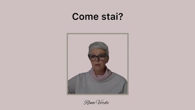Как ответить на вопросы COME STAI?/COME VA? #итальянскийдляначинающих #итальянскийонлайн