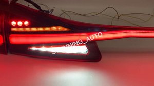 Фонари с планкой задние Lexus IS красные