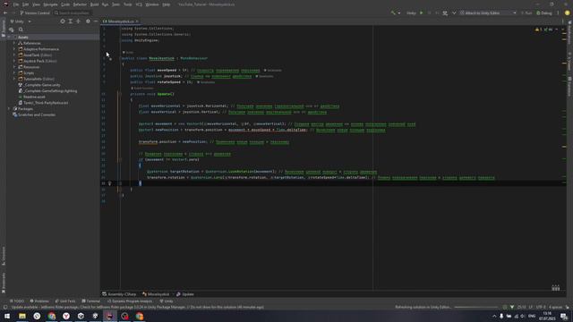 Вращение объекта с помощью Joystick (Джойстика) Unity 3d (урок 6)