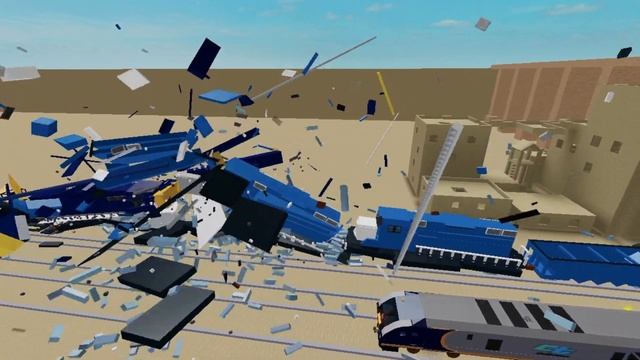Roblox Train Crashes (Desert) смотреть онлайн