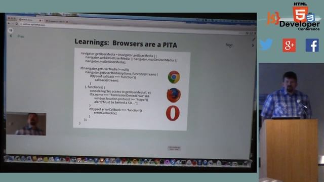 HTML5DevConf Arin Sime & David Alfaro, AgilityFeat : Six Months with WebRTC
