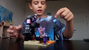 новинка lego minecraft последняя битва в краю