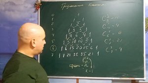 Треугольник Паскаля для расчета сочетаний