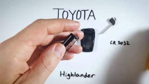 Toyota Highlander Key Fob Battery Replacement (2020 - 2021)