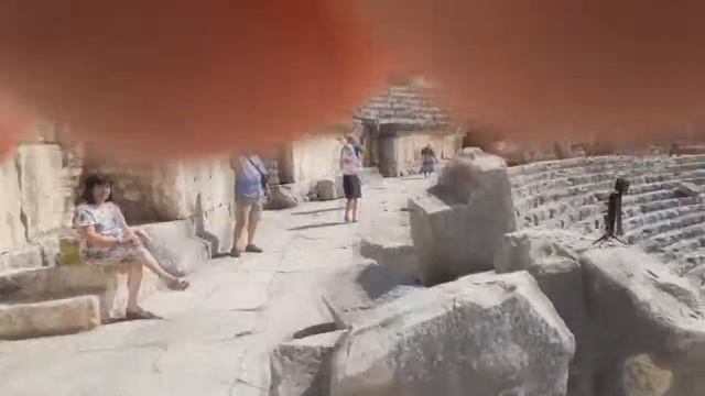 Турция . Анталия .Ликийские гробницы в древней  Мире.