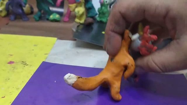 півник золотий гребінець казка. ліпим з пластиліну