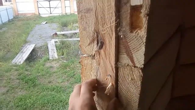 Ошибка при установке обсады в деревянном доме.