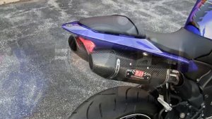 2013 Blue Yamaha YZF-R1 Walkaround - Carbon Fiber Yoshimura Exhaust Sound - Yamaha R1 Walk Around