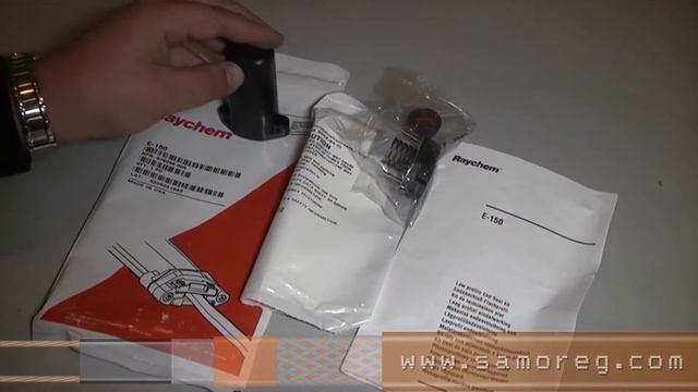 Концевая заделка холодного монтажа Raychem E-150 смотреть онлайн