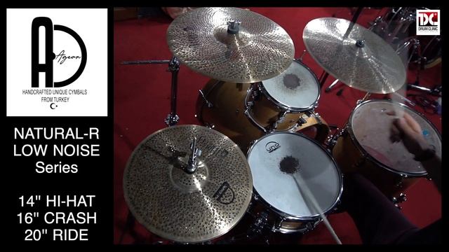 Agean Cymbals Natural R-Series 16-inch Low Volume Crash 