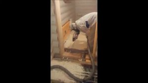 Утепление деревянного пола напылением ППУ