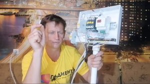 Принцип работы электрической схемы электрокотла.