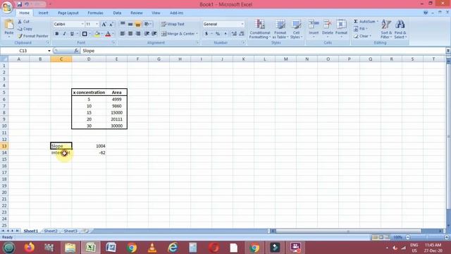 Linearity calculation in Excel in Analytical validation| HPLC development| Method development HPLC| смотреть онлайн