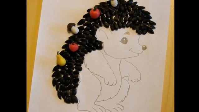 Поделки из крупы и семян в детский сад, садик смотреть онлайн