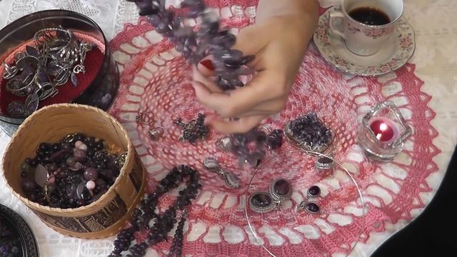 МОИ УКРАШЕНИЯ. АМЕТИСТ В СЕРЕБРЕ