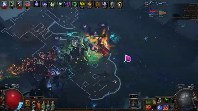 [3.19] Path of Exile - Poison Carrion Golems Occultist | T16 Cemetery 121% Quantity смотреть онлайн