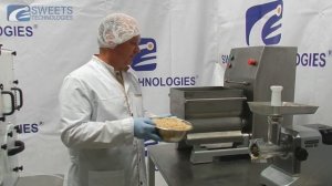 Формование батончиков из остатков пряничного производства на формовочной машине RFM-200