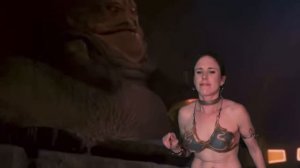 Leia dancing for Jabba #slaveleia #jabba #starwars #princessleia #dancing