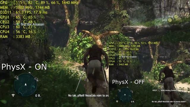 Assassin's Creed IV Black Flag GTX 970 OC | 1080p SMAA PhysX ON - OFF | FRAME-RATE TEST смотреть онлайн