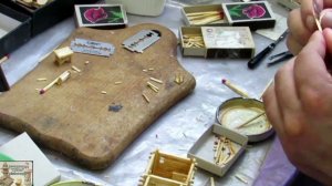 Мини СТЕЛЛАЖ (полки) в домик 🏠 из спичек. Миниатюра (мебель) из спичек УРОК №9. DIY