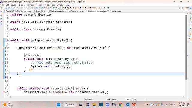 Java8 | 26 | Consumer interface | Tamil смотреть онлайн