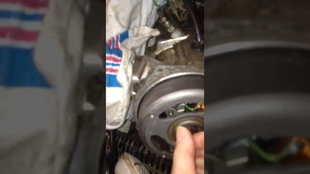 Puch flywheel nut 1/2 second removal