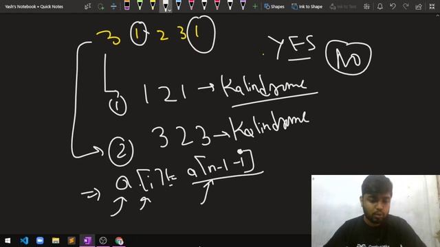 Problem B  | Kalindrome Array | CodeForces Global Round 17 | Yash Dwivedi