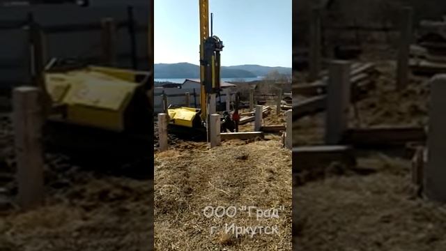 Монтаж ж/б свай от Азбуки фундамента