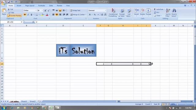 how to use format painter in excel without mouse in hindi(part-2) смотреть онлайн