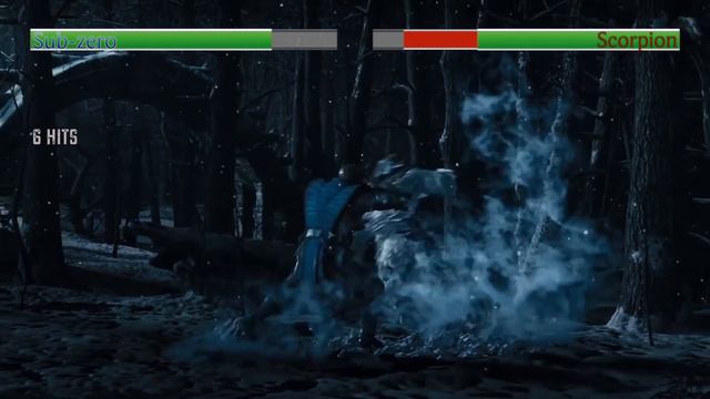 Sub-zero vs Scorpion...with healthbars смотреть онлайн
