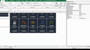 EXCEL CAR FUEL TRACKING TABLE AND DESIGN