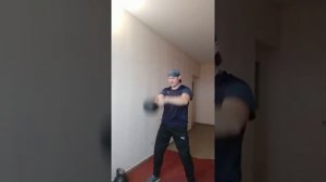 Гиревой комплекс "Лесенка их махов гирей, русские махи + американский мах (24 кг)