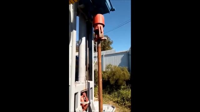 Буровая установка на базе трелевочника, проверка агрегатов.