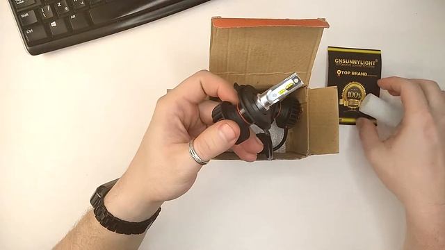 Светодиодные LED лампы H4 для авто с АлиЭкспресс смотреть онлайн